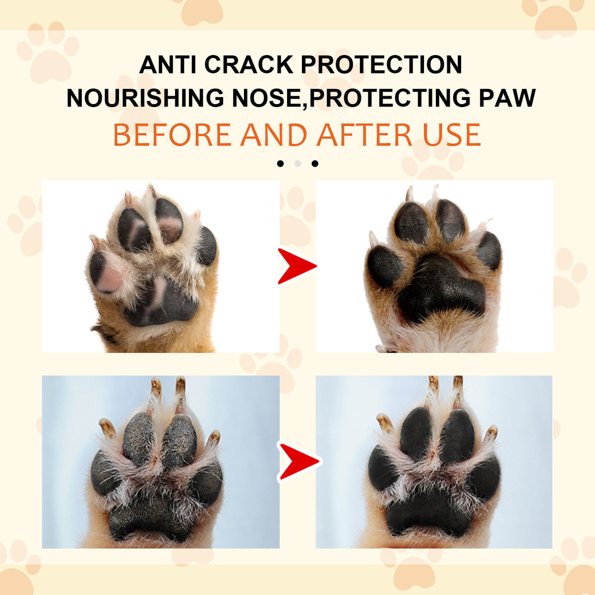 Anti-chapping, Moisturizing Pet Paw Balm