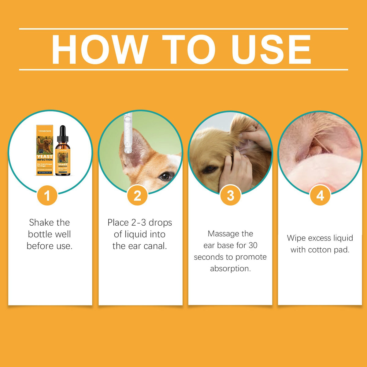 Dog Ear Care Drops For Daily Soothing