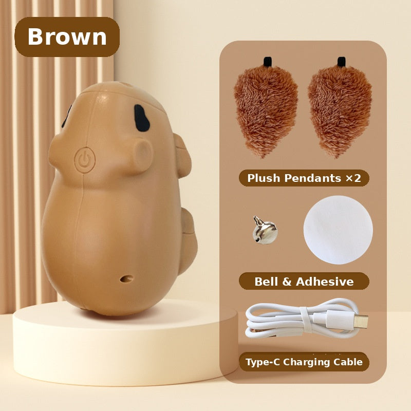 Cat Interactive Toys Sensor-Activated Automatic Interactive Capybara Smart Cat Exercise Toys For Small Medium Large Play Exercise Boredom Relief Simulation