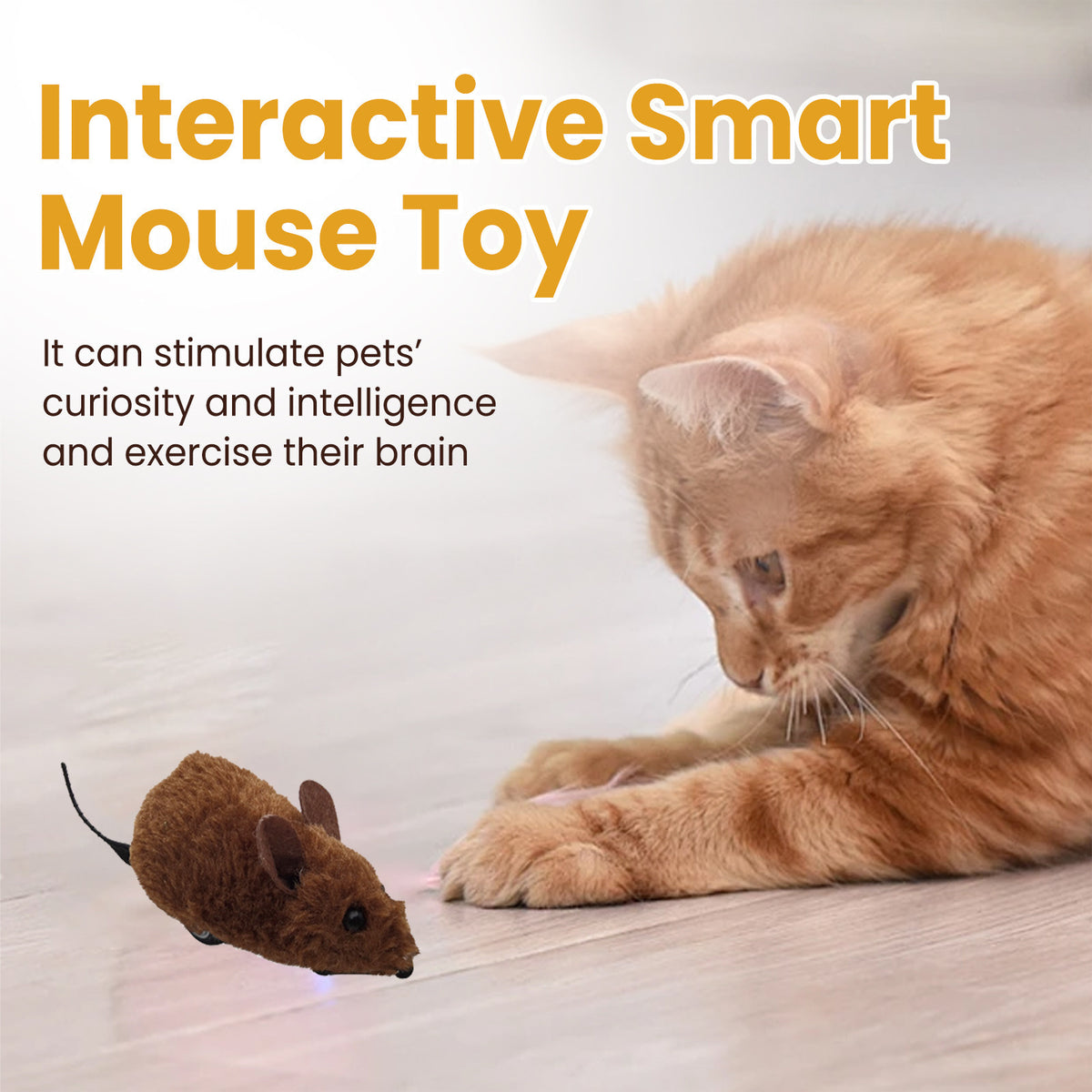 Interactive Pet Mouse ToySimulated Toy To Amuse Cats And Dogs