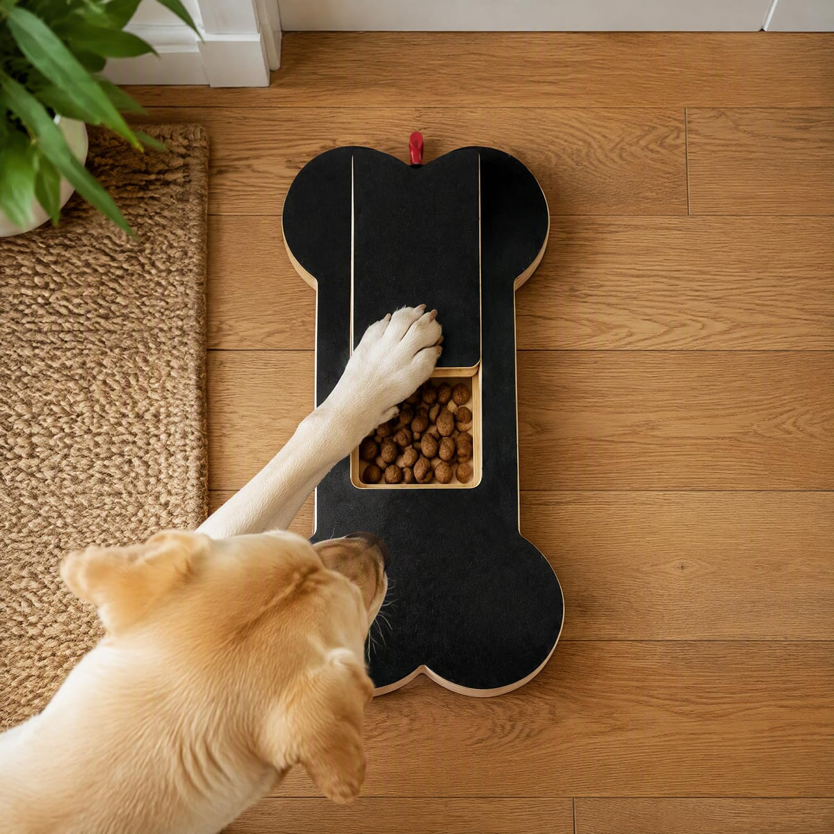 Dog Scratch Board With Treat Box, Dual - Sided Dog Nail File Board Wear - Resistant Pet Nail Scratcher, Stress - Free Indoor Dog Nail Grooming For Puppies & Dogs