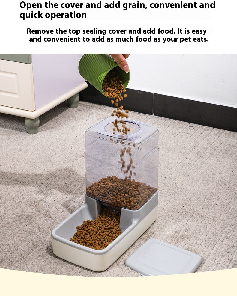 Household Portable Fully Automatic Pet Feeding And Drinking Device