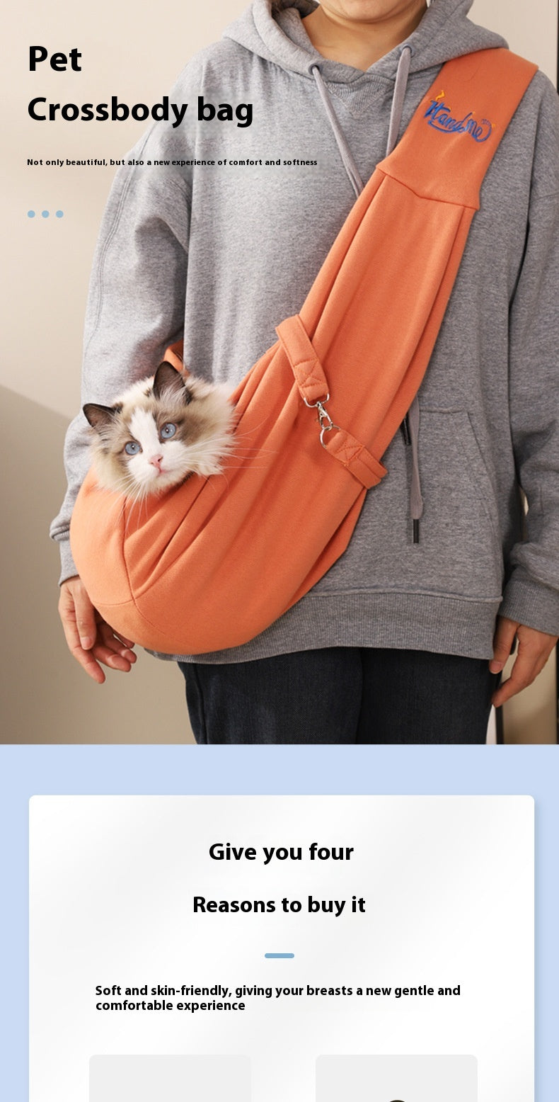 Convenient Cotton Breathable Large Capacity Dog Bag