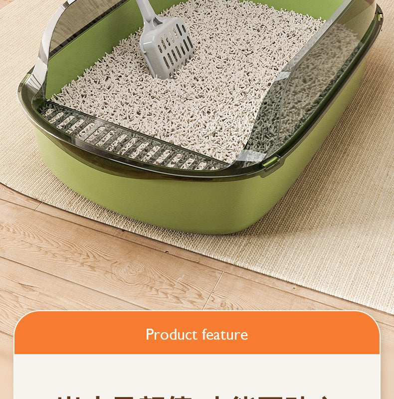 Litter Box Splash-proof Semi-closed