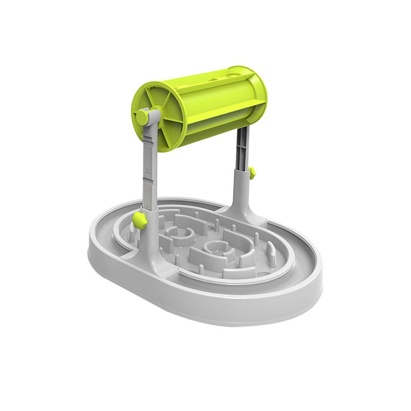Roller Type Slow Feeding Dispenser Pet Bowl For Cats And Dogs