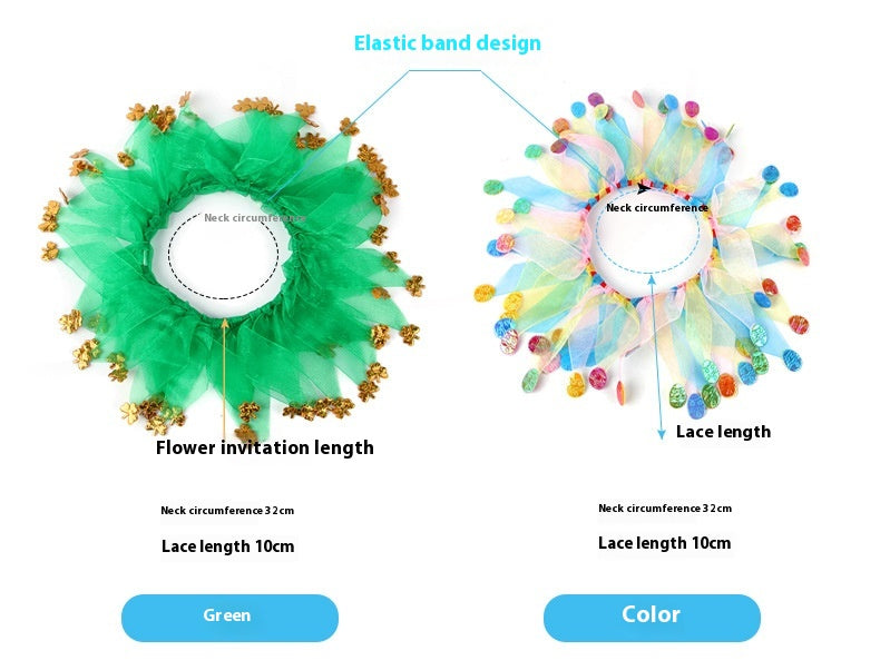 Pet Color Collar Dog Christmas Halloween Color Matching Collar