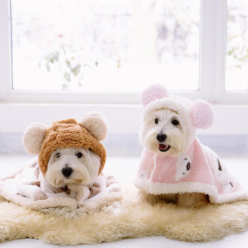 Thicken Special Blanket For Dog Warmth Artifact Cloak