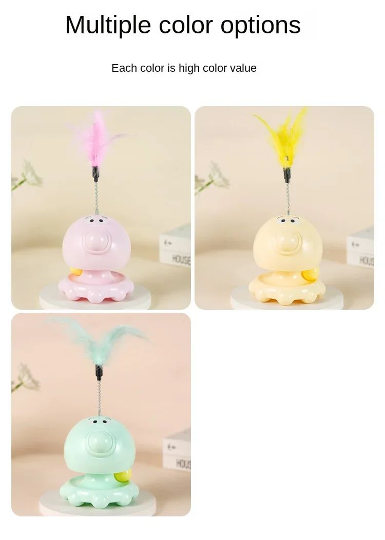 Tunnel Funny Cat Ball Leaking Food Funny Cat Stick Cat Turntable Pet Leaking Food Turntable Toy Cat Toy Self-pleasure Artifact
