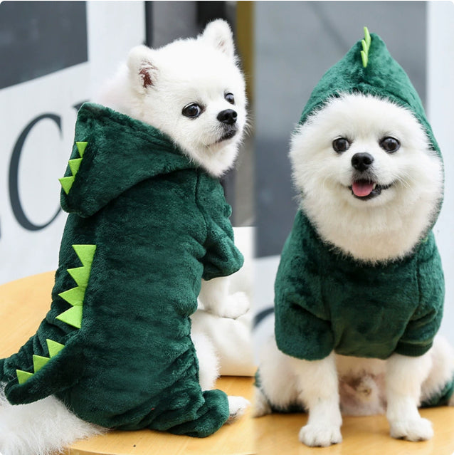 Pet Dog Halloween Dinosaur Dress Up Teddy Bear Medium and Small Dog Foreign Trade Dog Clothes