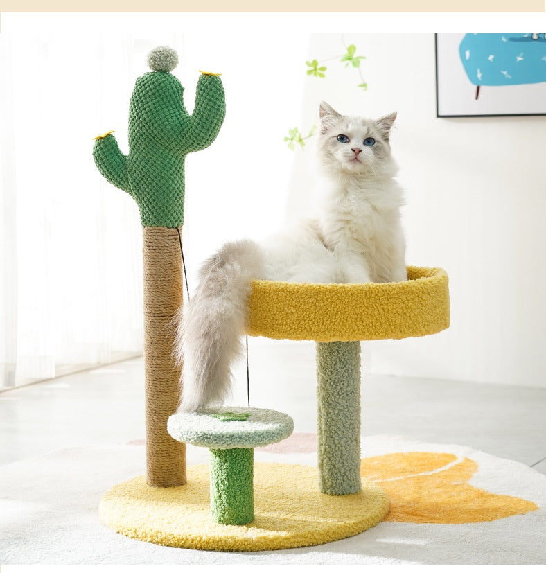 New Cactus Climbing Frame Cat Tree Cat Toy