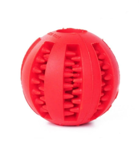 Pet Voicing Tooth Ball-Red Large 7cm-1 piece