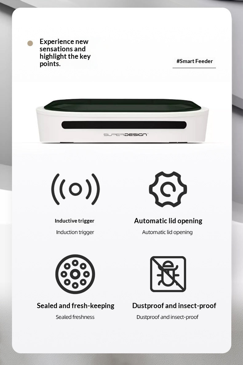 Sensor-Activated Smart Automatic Cat Feeder