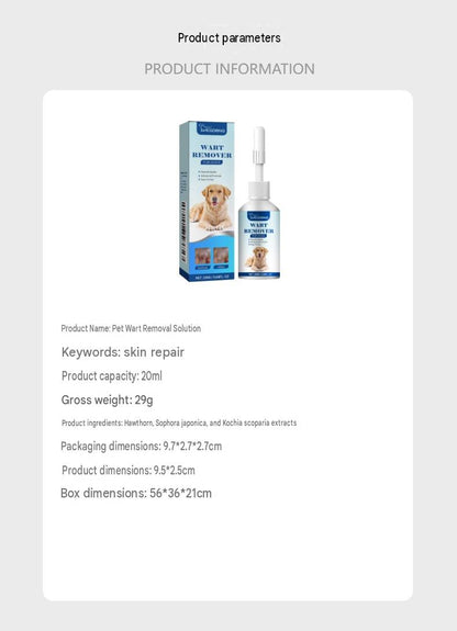Yegbong Pet Skin Care Solution Skin Label And Skin Abnormality Care Solution