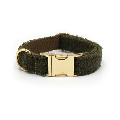 Teddy Plush Pet Collar With Adjustable Lettering