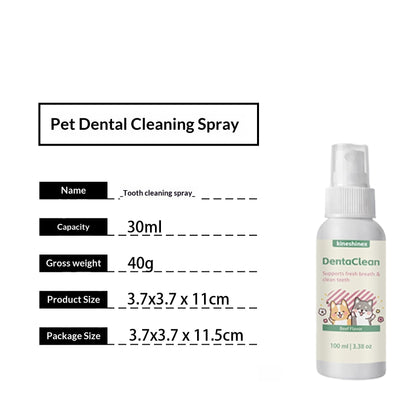 Portable, Home-Use Pet Dental FreshenerNo Brushing Required