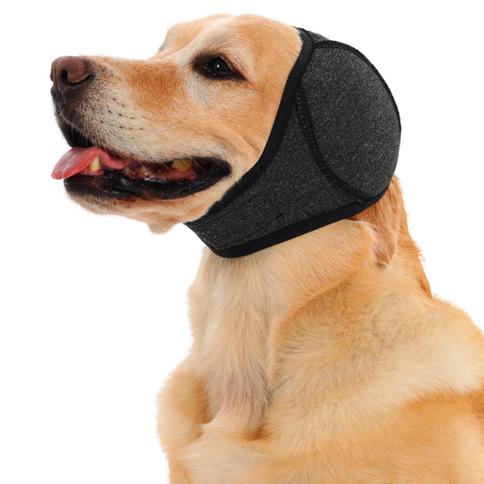 Dog Head Wrap - Quiet Ears for Anxiety, Waterproof Dog Calming Hood, No Shake Ear Cover Snoods for Thunder,...