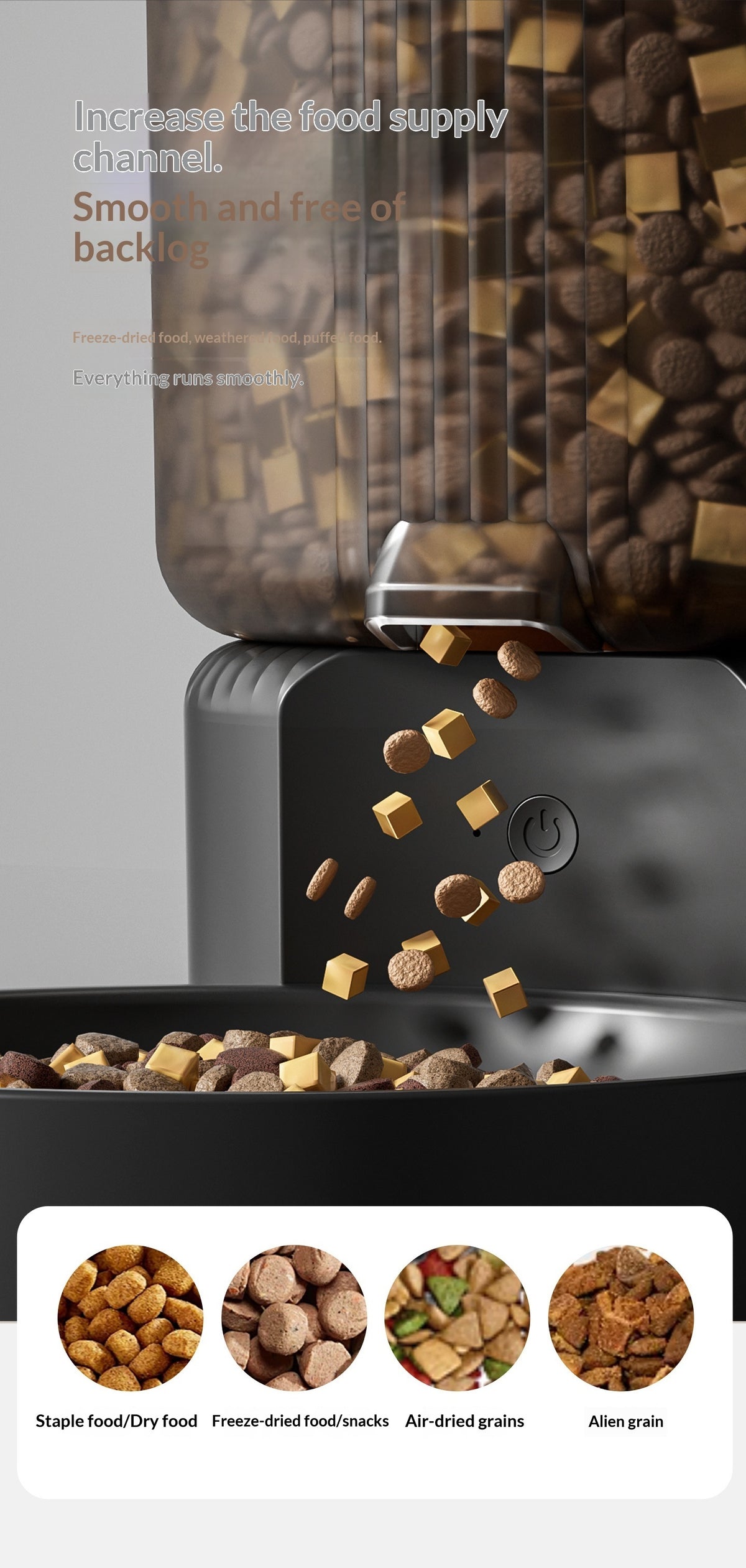 Pet Smart Feeder 3L Large Capacity