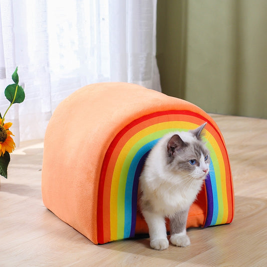 Cat Nest Winter Warm Four Seasons Universal Cat Nest Winter Closed House Cat House Pet Supplies