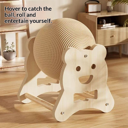 Cat Scratching Ball Roller Vertical Scratching Post Wear-Resistant Toy