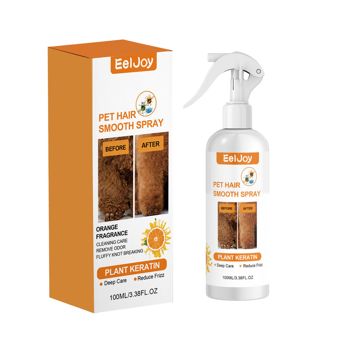 Pet Deodorant Hair Spray Gentle Care Dog Hair Fresh Fragrance Daily Cleaning And Care Products