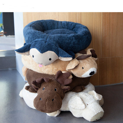 Cartoon Winter Warm Universal Pet Nest