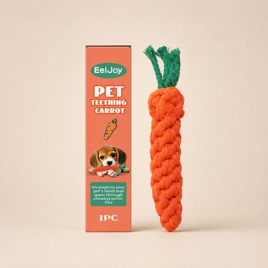 EELJOY Carrot-Shaped Pet Chew Toy, 1 Piece