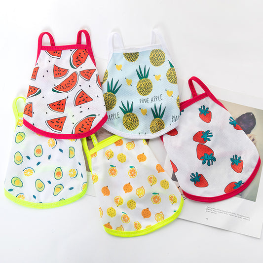 Pet Clothes Small Dog New Vest Sling Dog Clothes Summer Thin