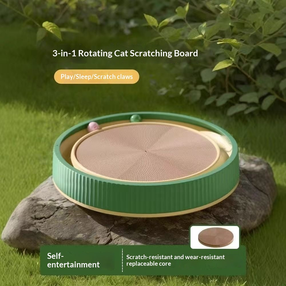 Multifunctional Cat Scratching Board, Waterproof Cat Toy, Cat Nest, Integrated Wear-Resistant Scratching Plate, Cat Supplies, Round Cat Scratching Board