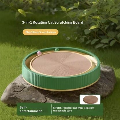 Multifunctional Cat Scratching Board, Waterproof Cat Toy, Cat Nest, Integrated Wear-Resistant Scratching Plate, Cat Supplies, Round Cat Scratching Board