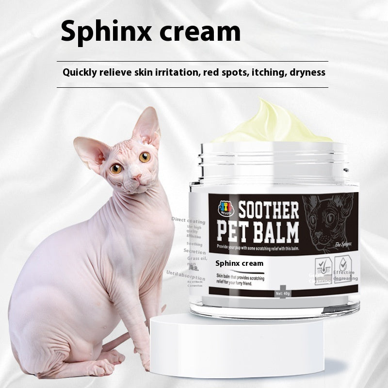Sphinx Soothing Allergy Redness and Swelling Cream for Hairless Cats