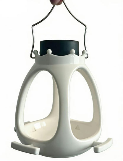 New Solar-Powered Crown Bird Feeder