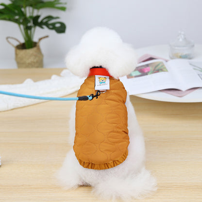 Dog Clothes Puppy Velvet Vest Pet Clothing Autumn And Winter