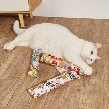 Creative Catnip Pillow Cat Teaser Toy Cat Pillow Pet Supplies Bite Grinding Claw Cross-border Amazon Hot