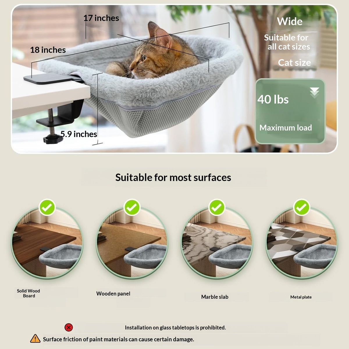 The Desk Cat Bed Can Serve As A Substitute For A Cats Desk