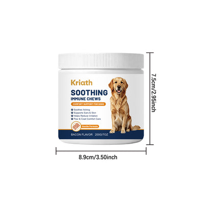 Kriath Chewable Tablets For Dogs, Daily Gentle Care For The Dog's Body, Daily Nutritional Supplement Suitable For All Dog Breeds