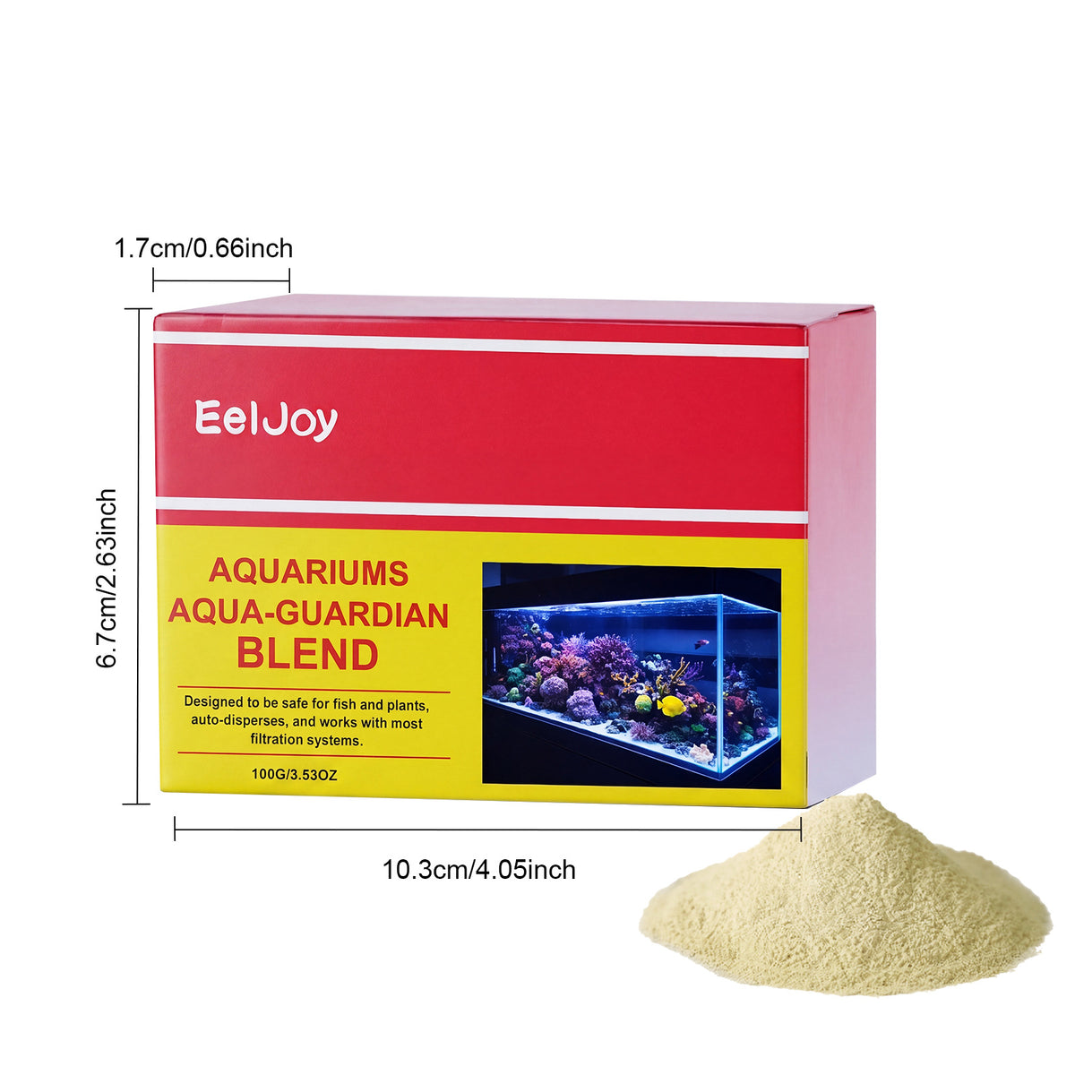 Eeljoy Aquarium Guardian Freshwater And Seawater Clearing Universal Stain And Algae Remover Aquarium Water Purifier