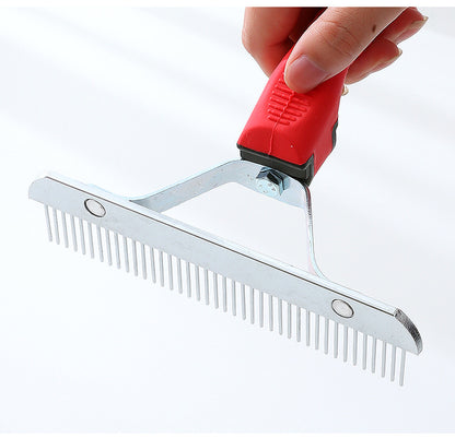Pet Comb Extra-Large Rake Comb Grooming Brush Deshedding Tool Beauty Comb For Large Dogs Golden Retriever Husky German Shepherd