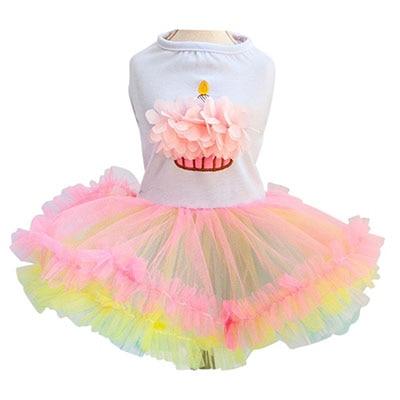 Cupcake Tutu Dress - Pet Clothing