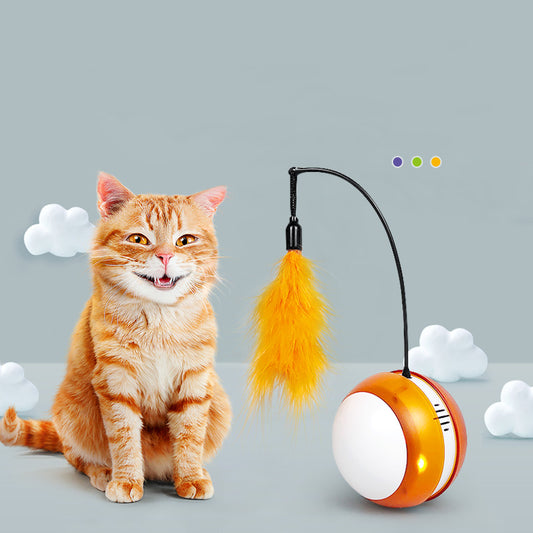 Electric Intelligent Cat Teasing Self Rolling Ball