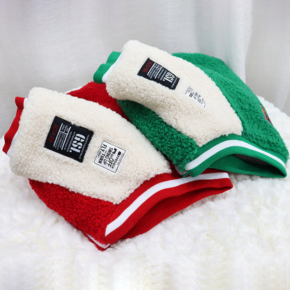 Pet Dog Quilted Padded Lamb Fur Clothes