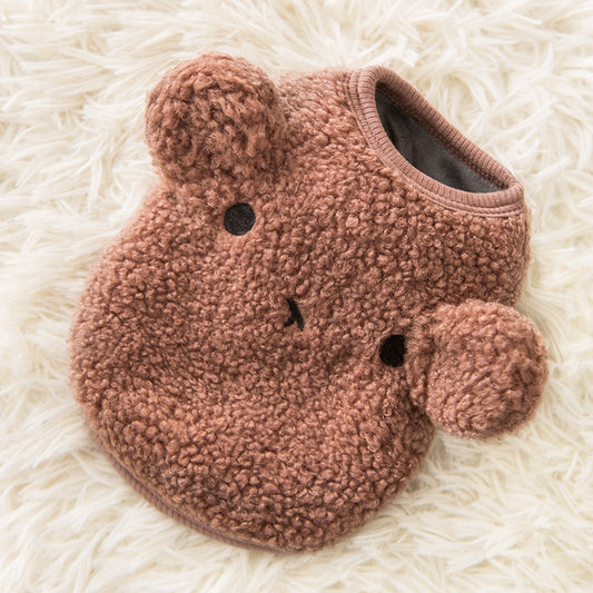 Bear Vest Pet Teddy Cat Warm In Winter And Autumn