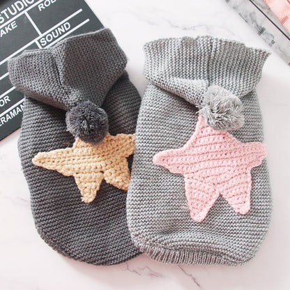 Small Padded Warm Sweater - Pet Clothing