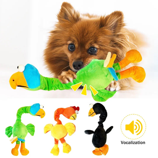 Pets Dog Toys Screaming Chicken Sound Toy Puppy Bite Resistant Chew Toy Interactive Squeaky Dog Toy Puppy Dog...