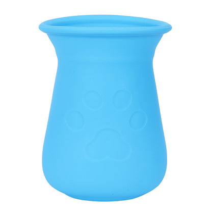Pet Cleaning Daily Necessities Outing Portable Silicone Foot Washing Cup