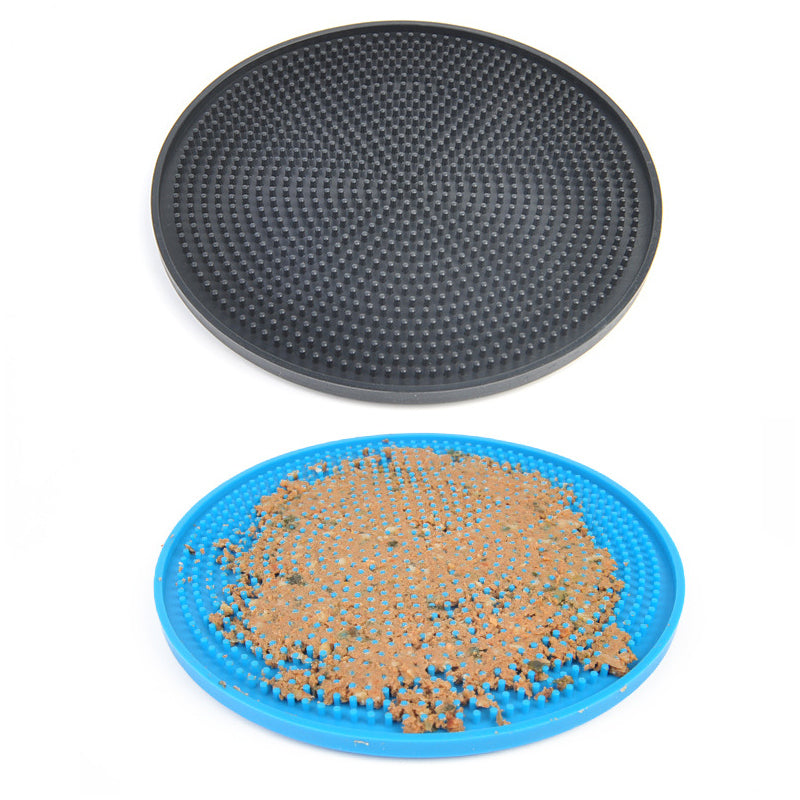 Silicone Pet Bowl Dog Licking Mat Slow Food Anti-Choke Bowl Anti-push Anti-overturning Silicone Dog Bowl