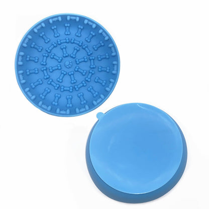 Dog Choking Prevention Bowl Silicone Pet Slow Food Bowl