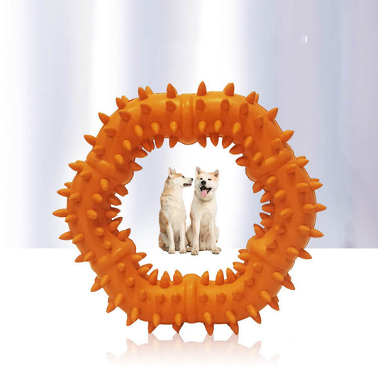 Simple Pet Toy Rubber Ring Molar Ring