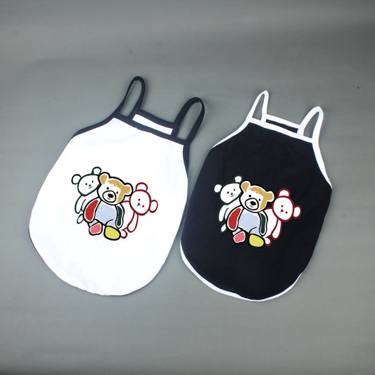 Summer Cotton Camisole Cute Pet Clothes