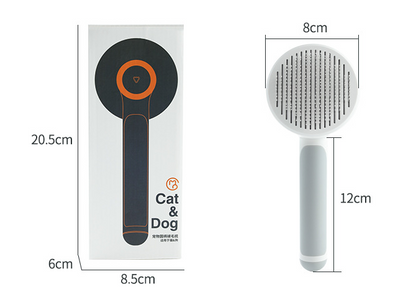 New Round Handle Pet Comb Sticky Bead Massage