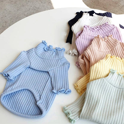 Puppy Clothes Bottoming Thin Knitted Sweater